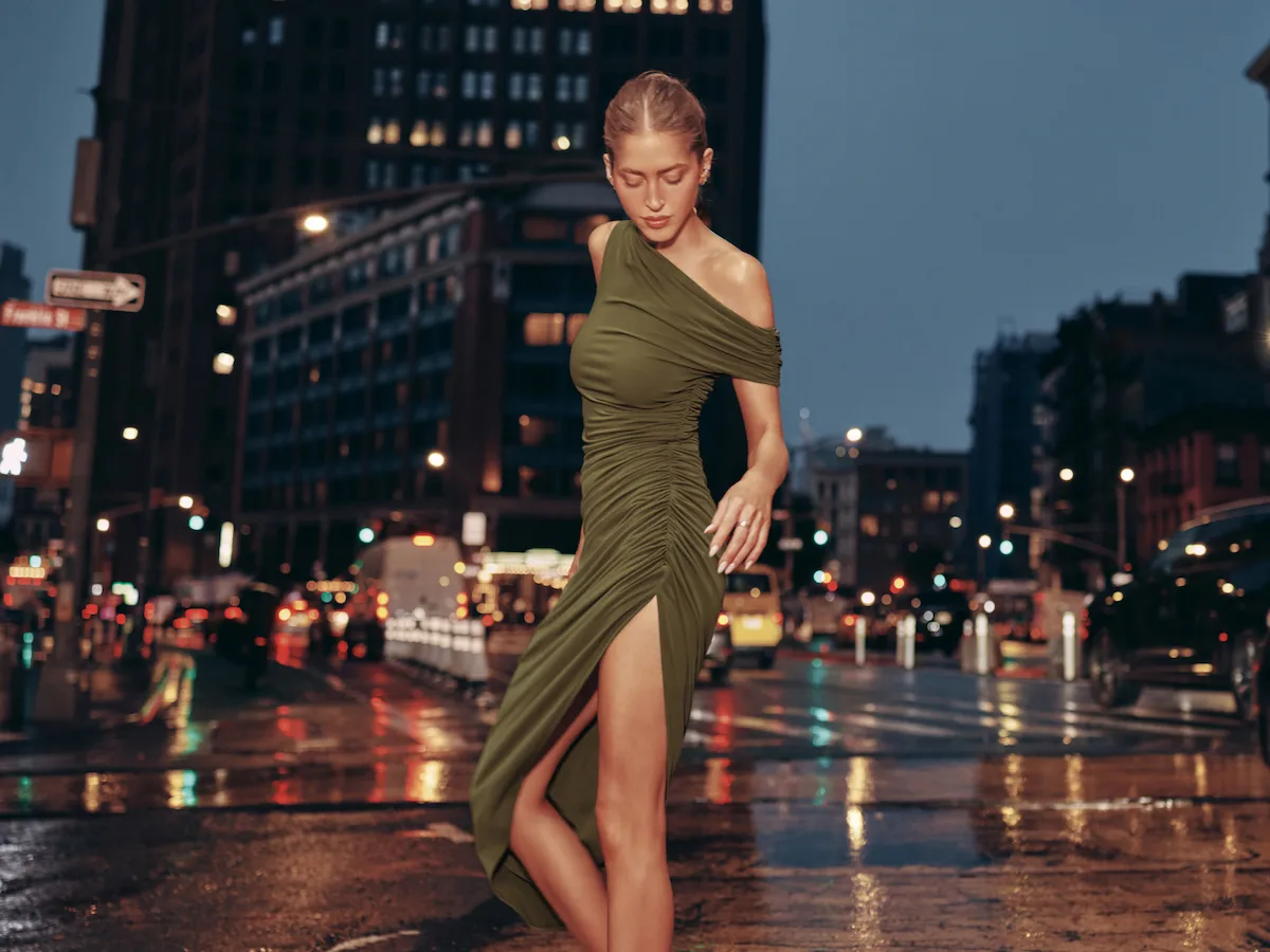 Model is posing.